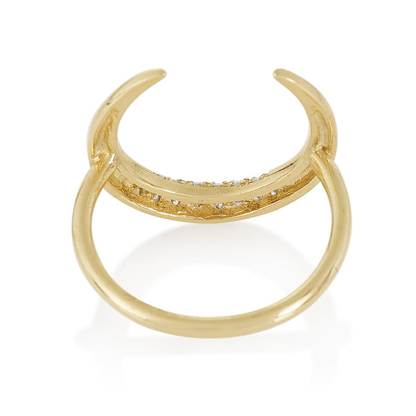 Diamond Horn Ring