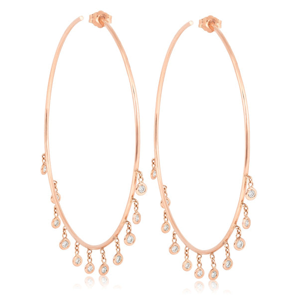 Diamond Shaker Hoops