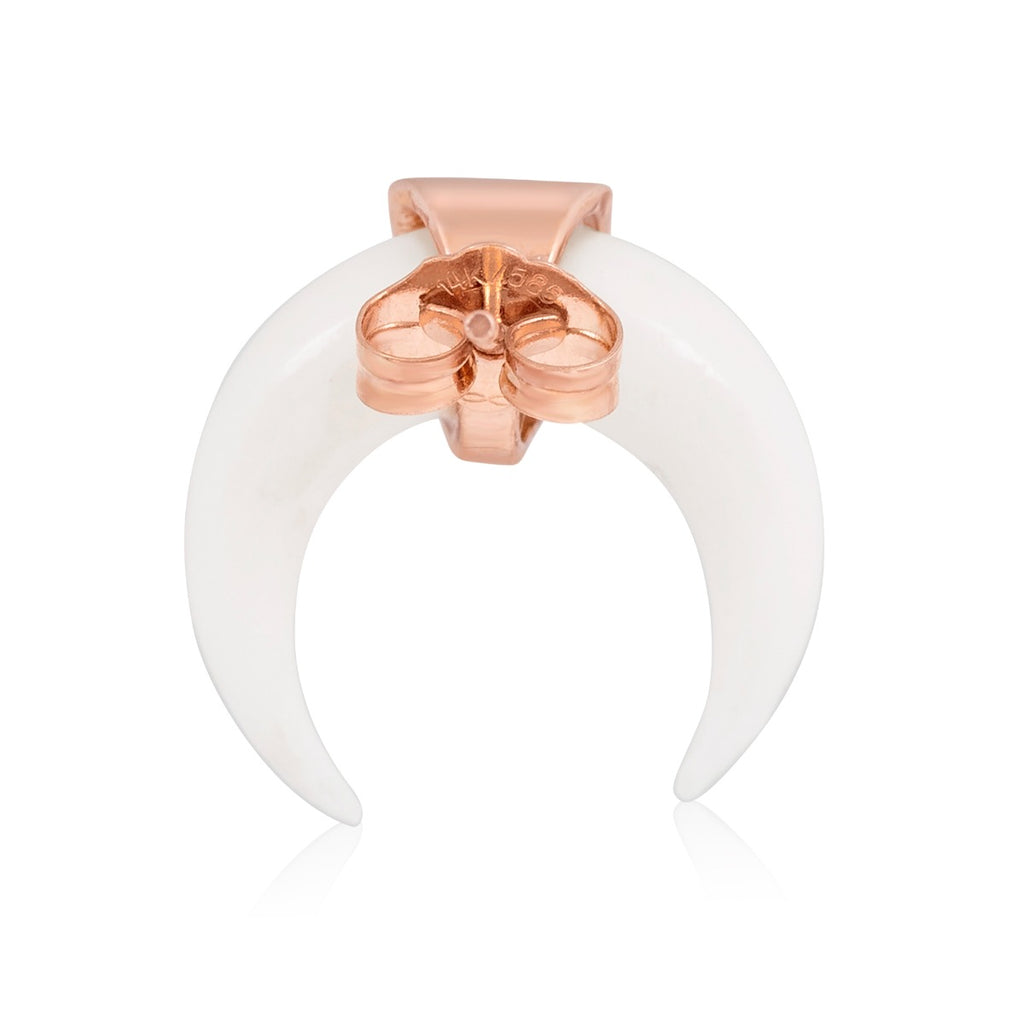 Double Bone Horn Stud