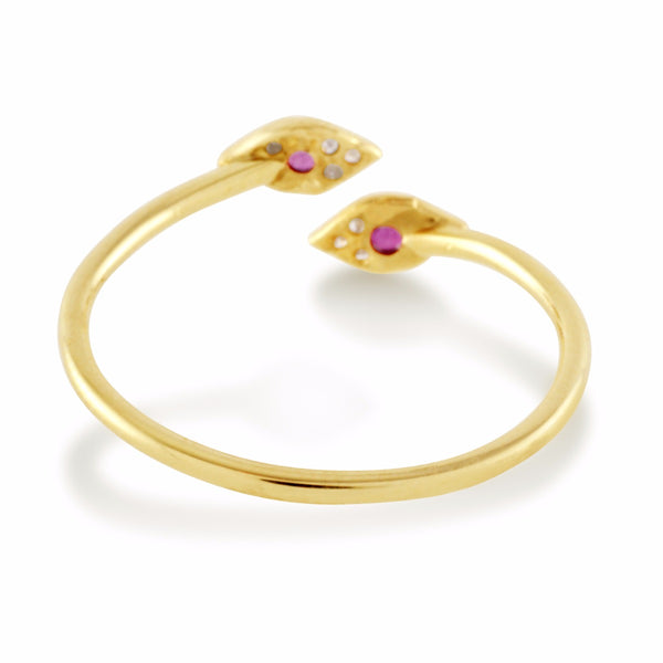 Double Eye Wrap Ring