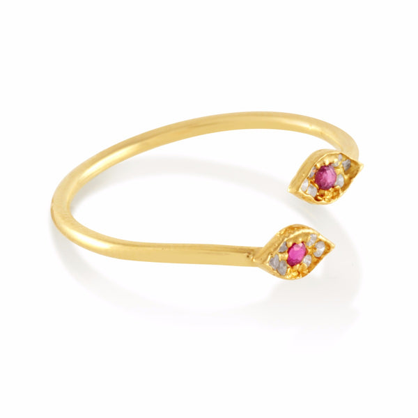 Double Eye Wrap Ring