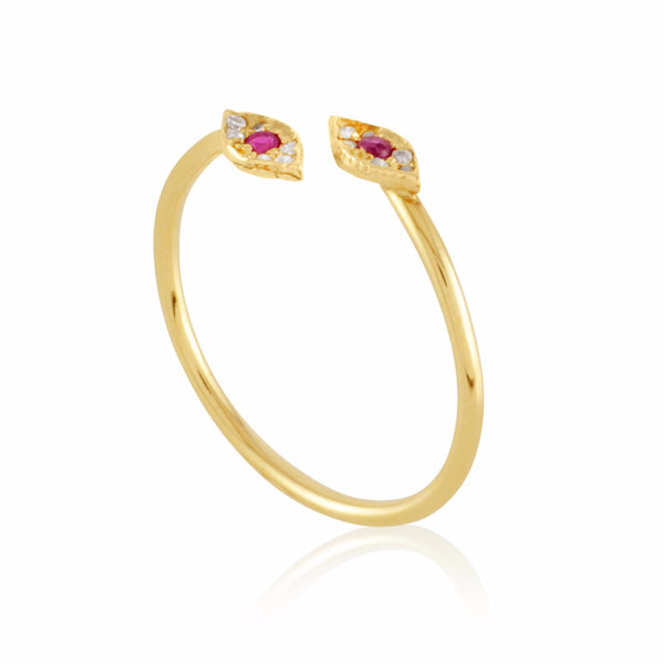 Double Eye Wrap Ring