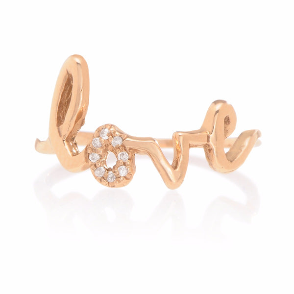 Diamond Love Ring