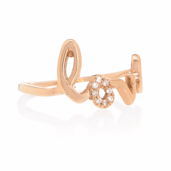 Diamond Love Ring