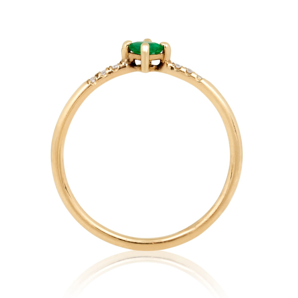Emerald Point Equilibrium Ring