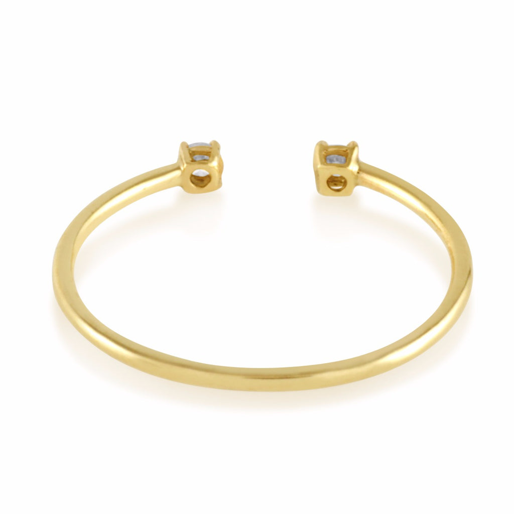 Diamond Accent Cuff Ring