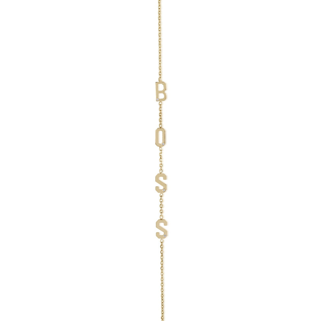 Boss Mini Letter Bracelet