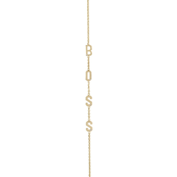 Boss Mini Letter Bracelet