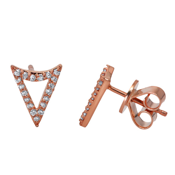 Diamond Arrowhead Earrings