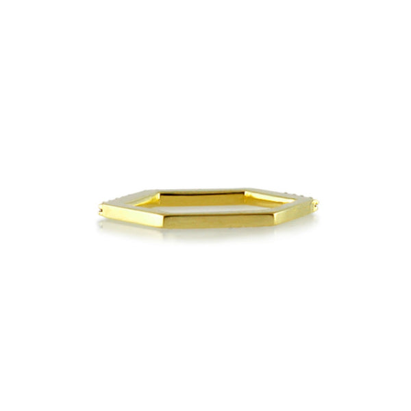 Diamond Hexagon Ring