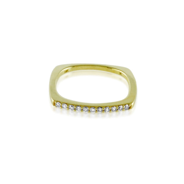 Diamond Squared Ring