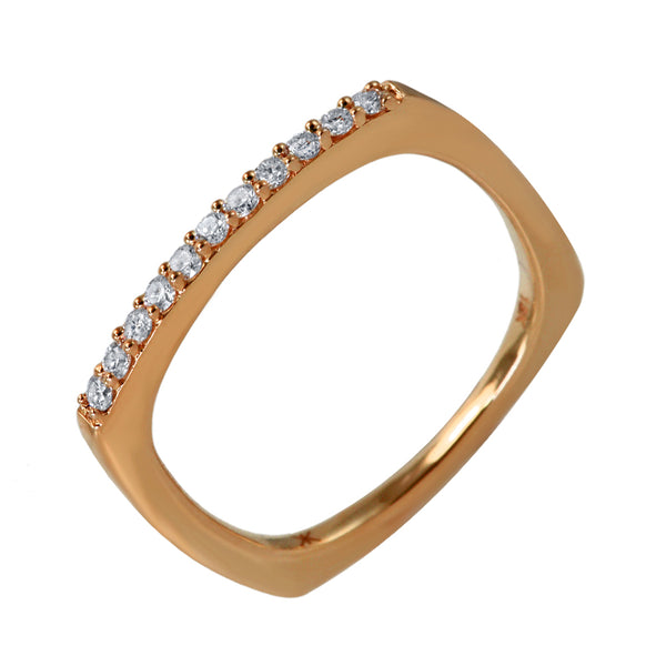 Diamond Squared Ring