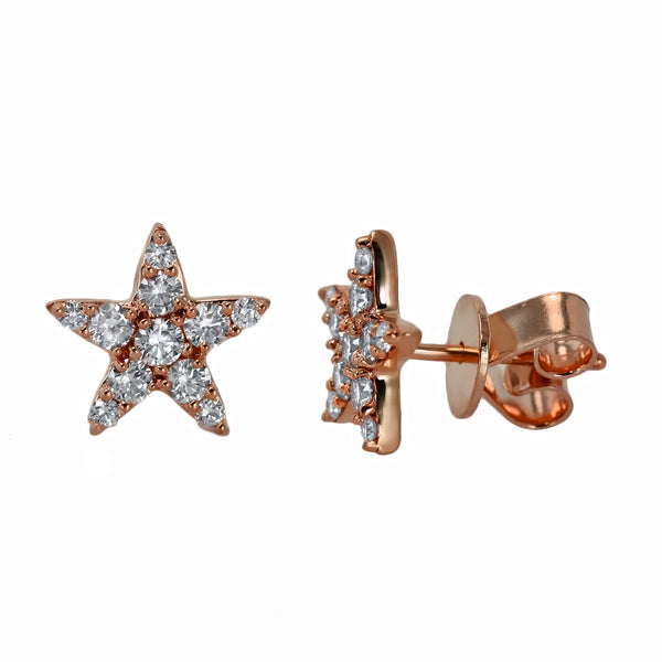 Diamond Star Earrings