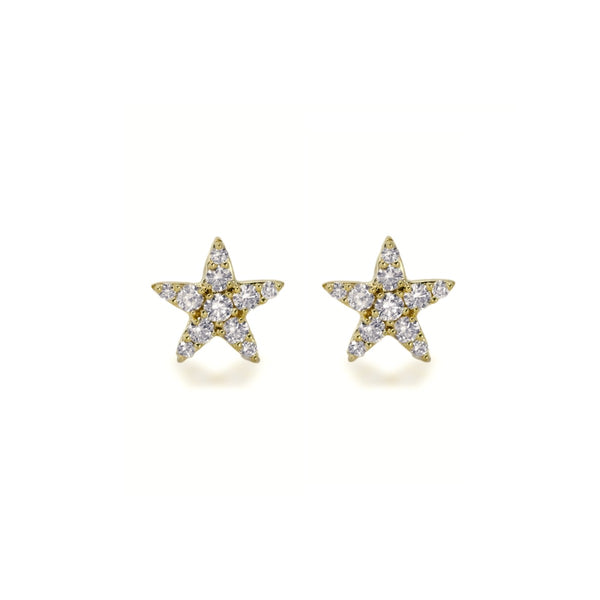 Diamond Star Earrings