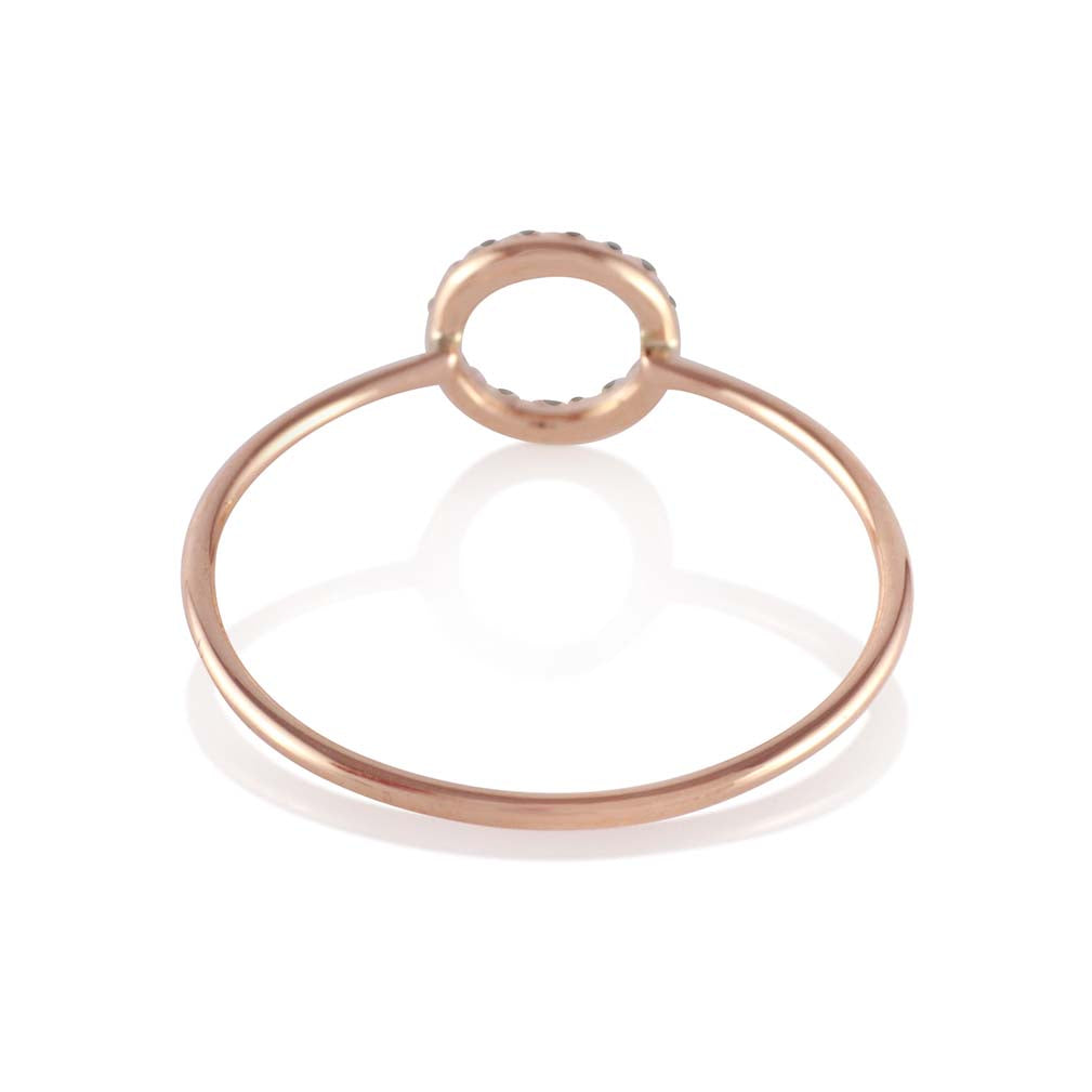 Diamond Circle Ring