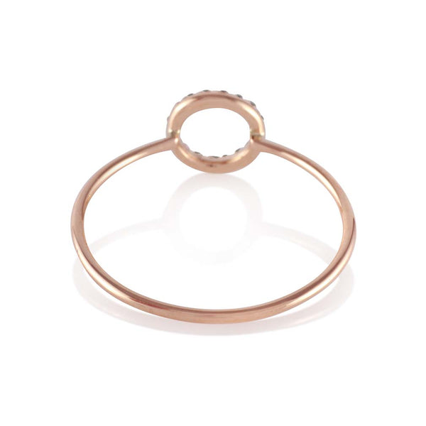 Diamond Circle Ring