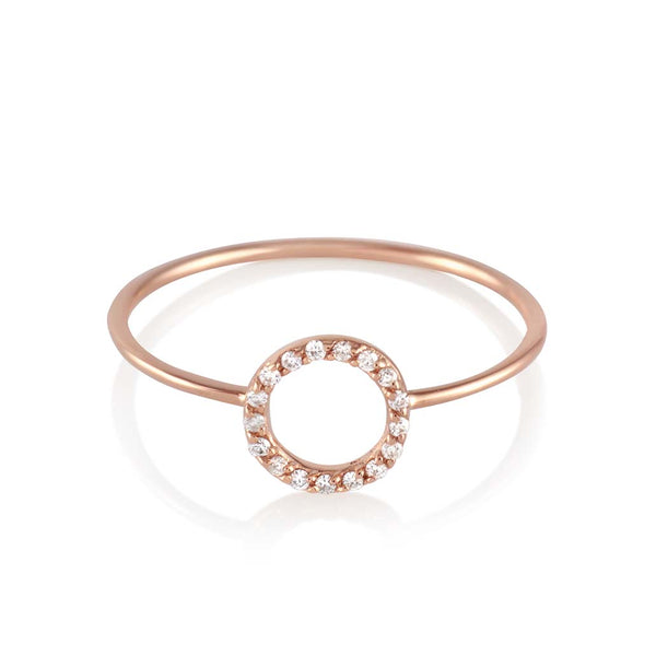 Diamond Circle Ring