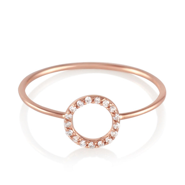 Diamond Circle Ring