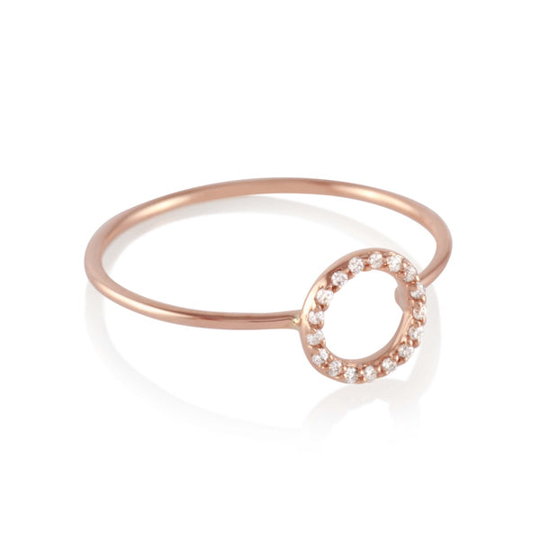 Diamond Circle Ring
