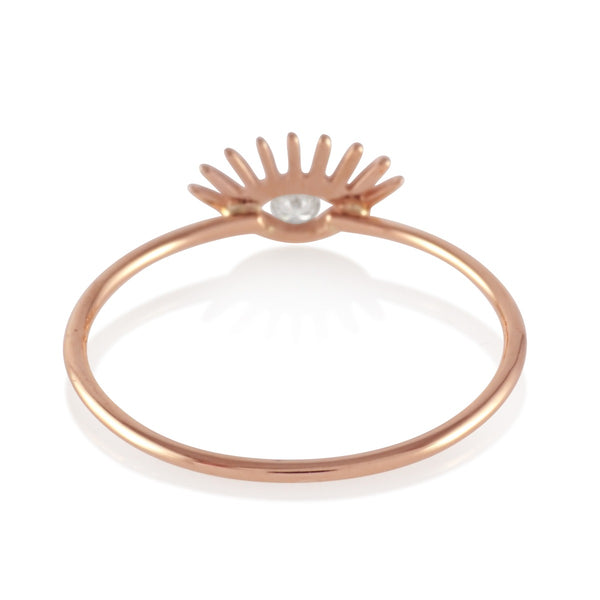 Evil Eye Diamond Ring