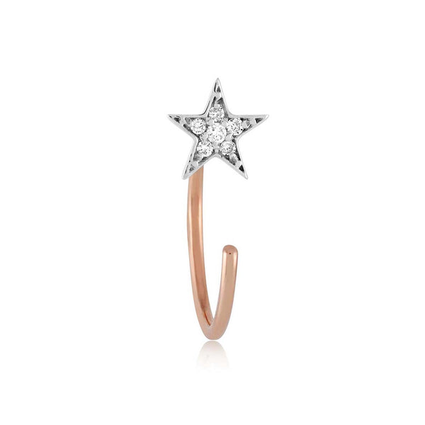 Diamond Star Open Hoop