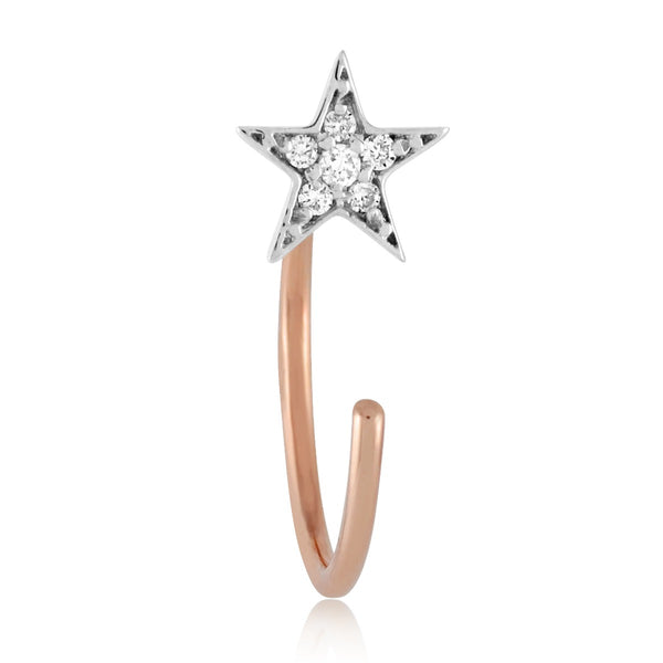 Diamond Star Open Hoop