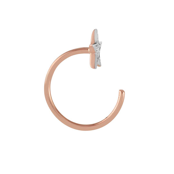Diamond Star Open Hoop