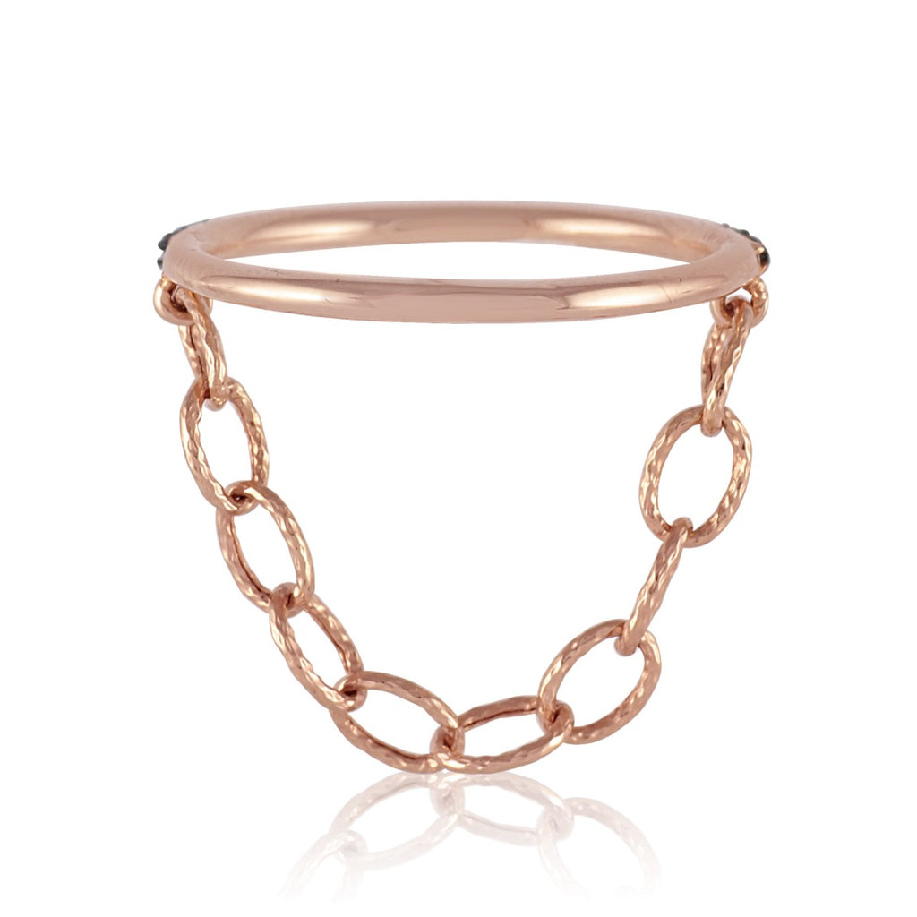 Diamond Triangle Ring