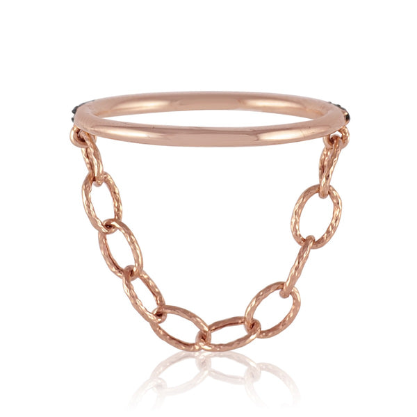 Diamond Triangle Ring