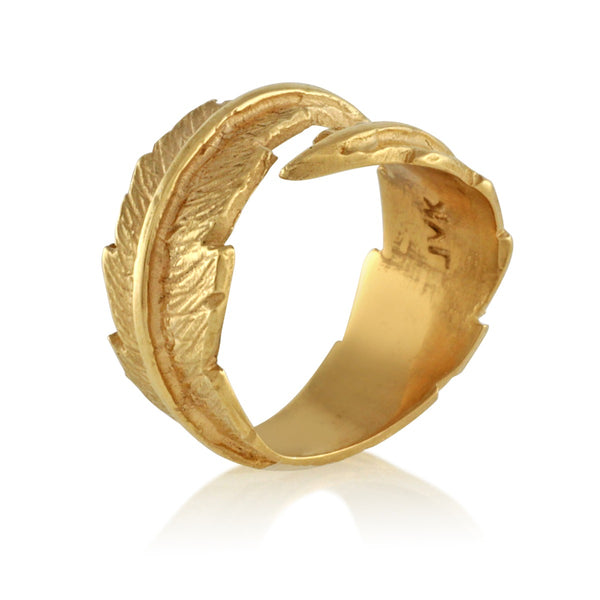 Feather Knuckle Ring