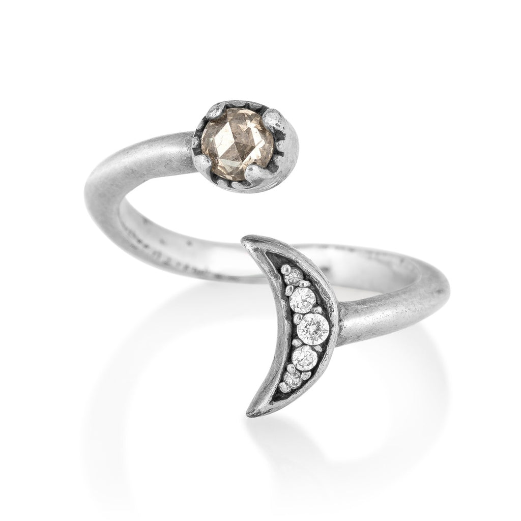 Champagne Diamond Equinox Ring