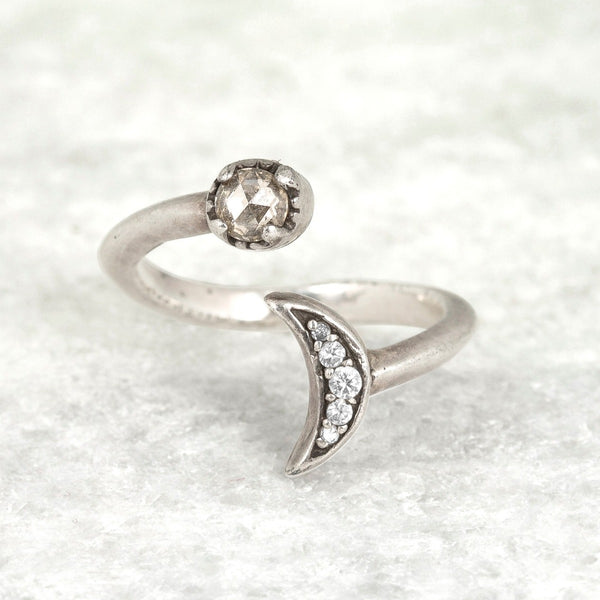 Champagne Diamond Equinox Ring
