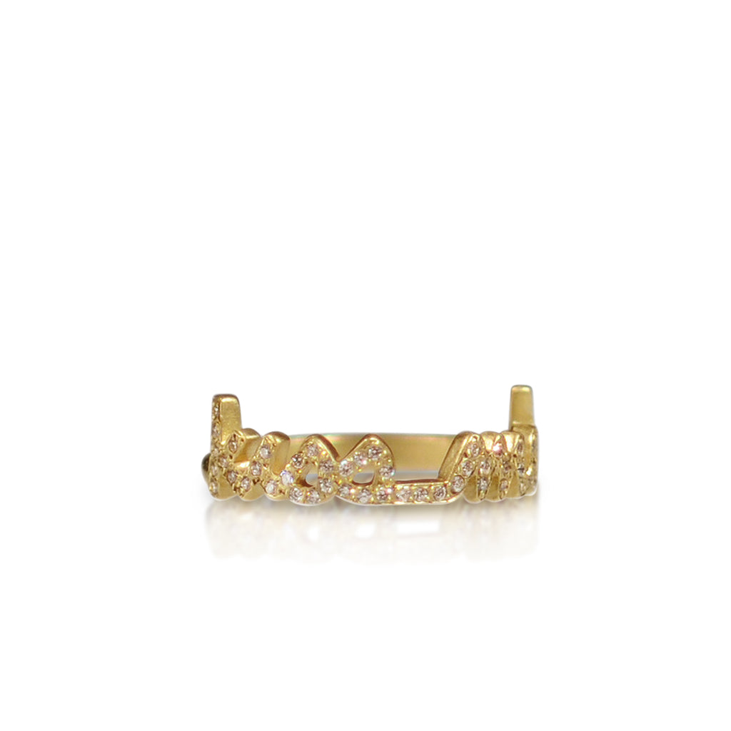 Diamond Kiss Me Ring