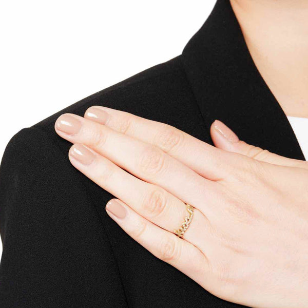 Diamond Kiss Me Ring