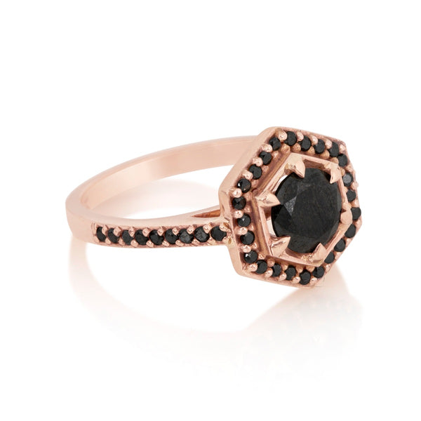 Hexagon Engagement Ring