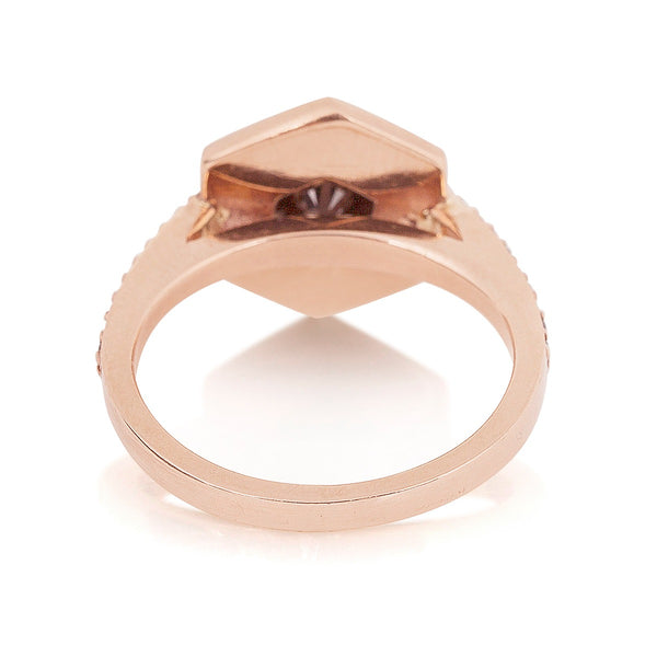 Hexagon Engagement Ring
