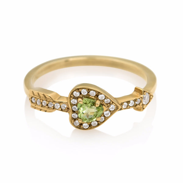 Heart and Arrow Ring