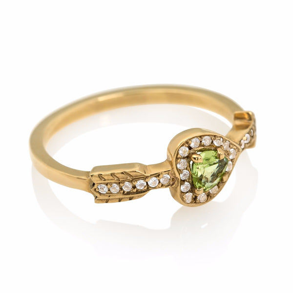 Heart and Arrow Ring