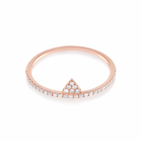 Diamond Triangle Ring