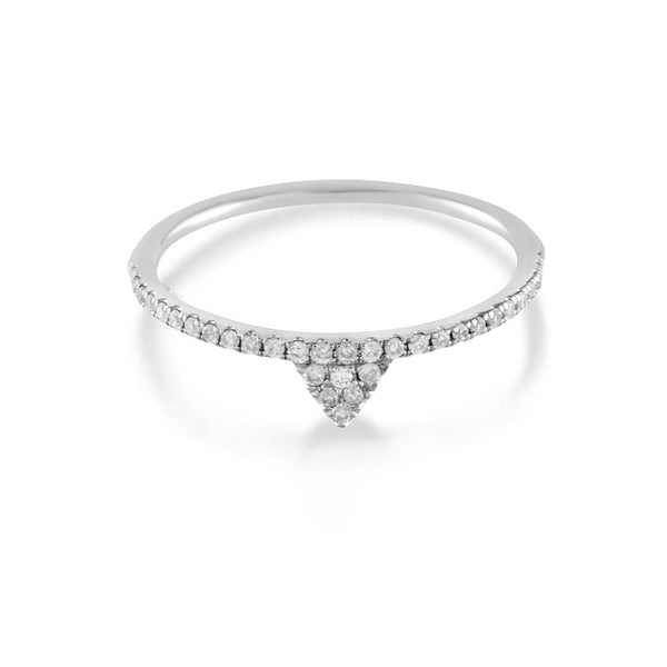 Diamond Triangle Ring