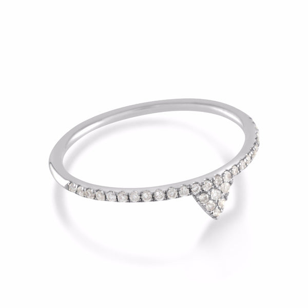 Diamond Triangle Ring