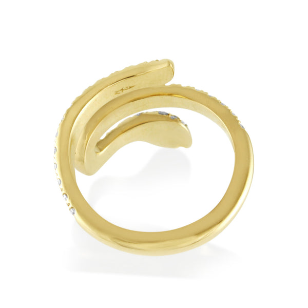 Diamond Snake Midi Ring