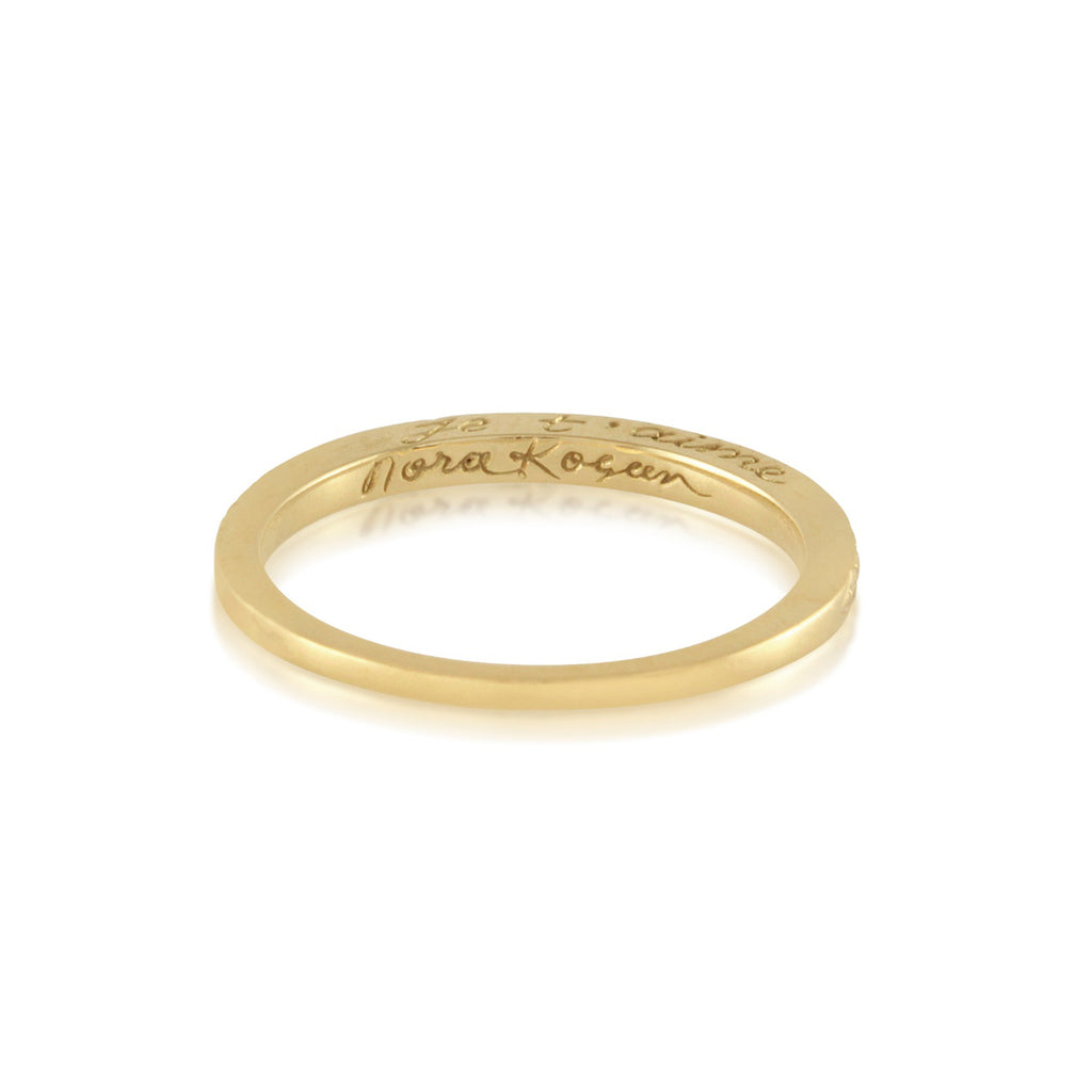 Diamond Je T'aime Beaucoup Ring