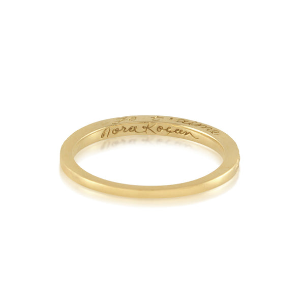 Diamond Je T'aime Beaucoup Ring