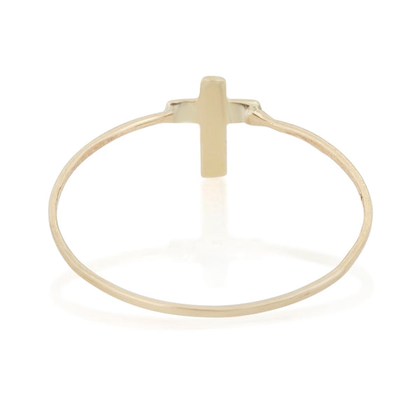 Gold Cross Ring