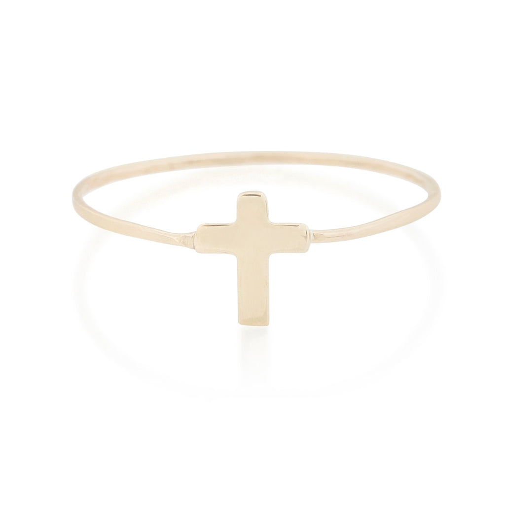 Gold Cross Ring