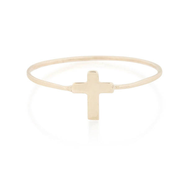 Gold Cross Ring