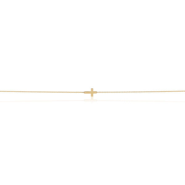 Gold Cross Bracelet