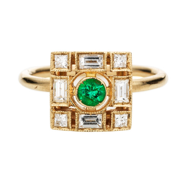Harlequin Diamond Lozenge Ring