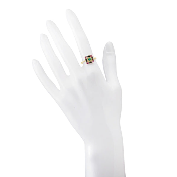 Harlequin Lozenge Ring